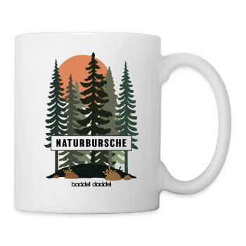 Naturbursche I Outdoor by Baddeldaddel - Tasse - Weiß - Rechts