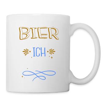 malz feiern trinken haustier kneipensport cool - Tasse - Weiß - Rechts