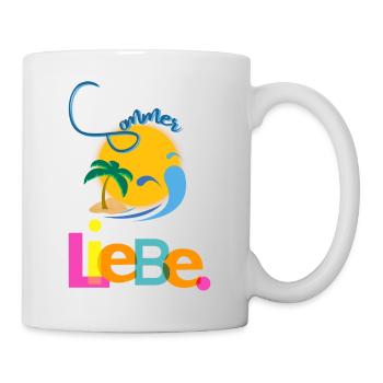 Sommer Liebe - Tasse - Weiß - Rechts
