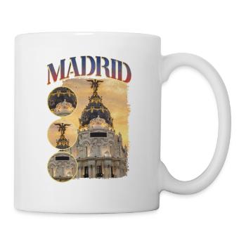 Madrid Spain City Skyline Home Love Holidays - Mug - white - Right