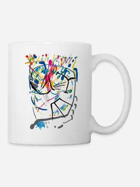 Kunst - Tasse - Weiß