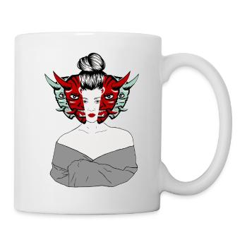 Japanese Demons Geisha - Mug - white - Right