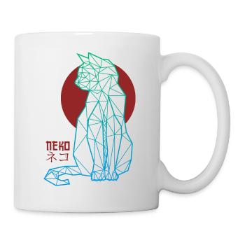 Cat, Neko and ネコ - Mug - white - Right
