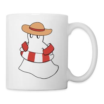 Fridolin im Sommerurlaub - Tasse - Weiß - Rechts