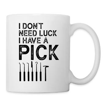 Lock Picking Locking Technician Schlossdienst Design - Mug - white - Right