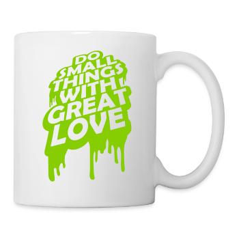 Quote do small things - Mug - white - Right