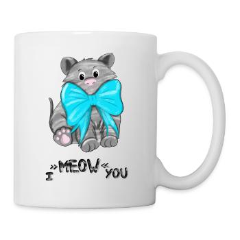 Je te miaule - Mug blanc - blanc - Droite