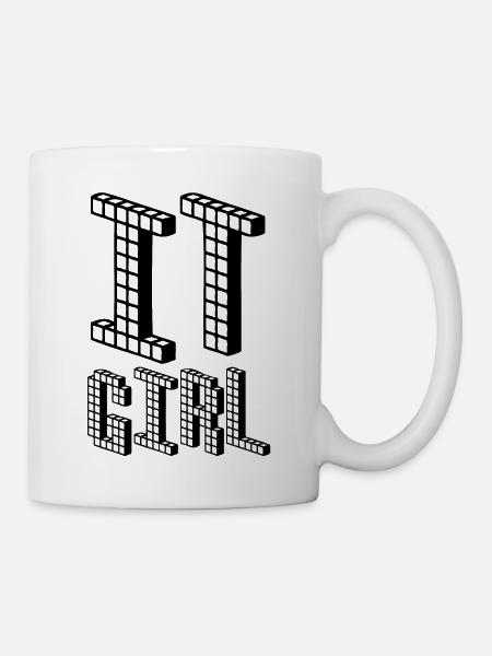 IT Girl | Nerd | Computer | Informatikerin - Kop/krus - hvid