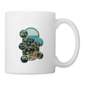 Marseille Frankreich Stadt Skyline Heimat Liebe - Tasse - Weiß - Rechts