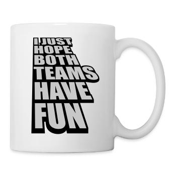Both Teams Have Fun - Tasse - Weiß - Rechts