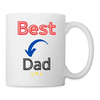 Bester Vater Bester Vater - Tasse - Weiß - Rechts