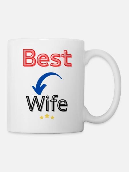 Beste Ehefrau / Beste Frau - Tasse - Weiß