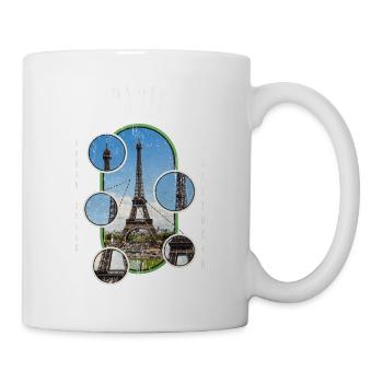 Paris France City Skyline Home Love - Mug - white - Right