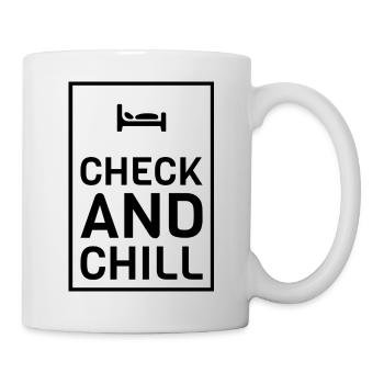 CNC BLACK logo large - Tasse - Weiß - Rechts