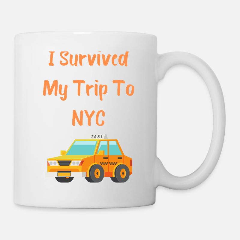 J’ai survécu à mon voyage à New York - Mug blanc - blanc