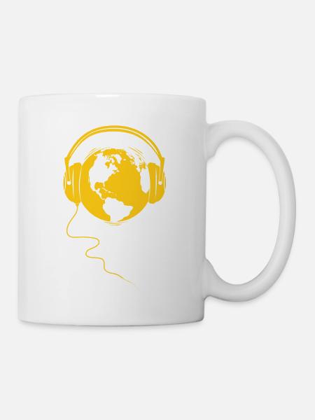 Planete audio - Mug blanc - blanc