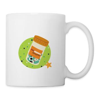 Kidney transplant survivor funny pun quotes - Mug - white - Right