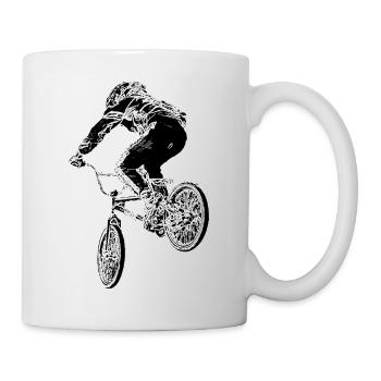 BMX - Tasse - Weiß - Rechts