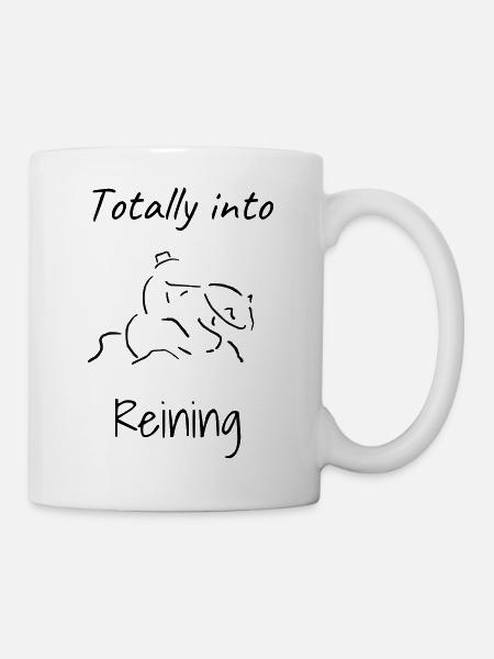 Totalement dans reining - Mug blanc - blanc