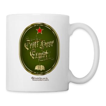 Craft Beer Expert - Tasse - Weiß - Rechts
