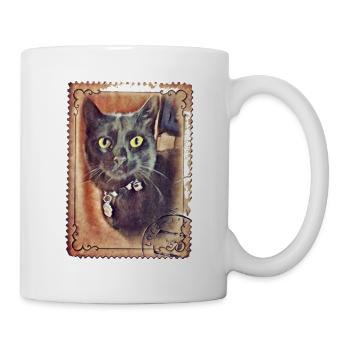 chat noir, notre chéri, Minya 03 - Mug blanc - blanc - Droite