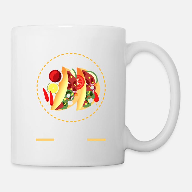 Unique As A Breakfast Taco Funny Jill Kawaii - Mug - white
