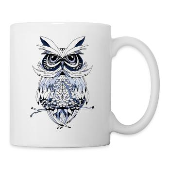 Vogel - Tasse - Weiß - Rechts