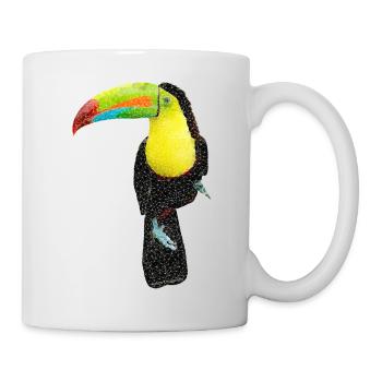 Oiseau ~ le Toucan - Mug blanc - blanc - Droite