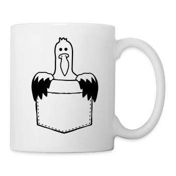 Shirt bag Seagull On the way - Mug - white - Right