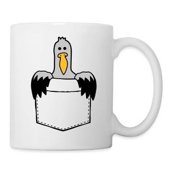 Bag Seagull On the way - Mug - white - Right