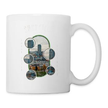 Sheffield England UK City Skyline Home Love - Mug - white - Right