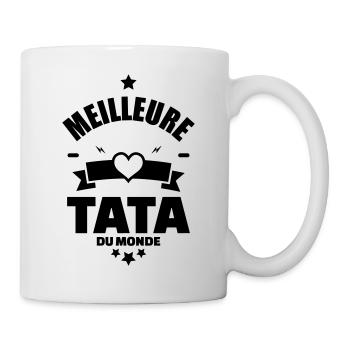 meilleure tata du monde - Mug blanc - blanc - Droite