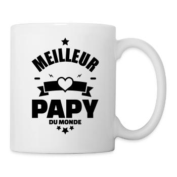 meilleur papy du monde - Mug blanc - blanc - Droite