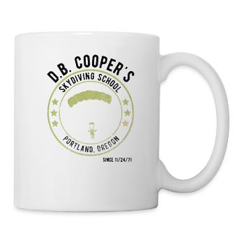 DB Coopers Skydiving School Portland Oregon - Mug - white - Right