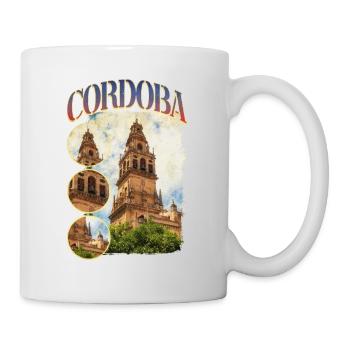 Cordoue Espagne Ville Skyline Accueil Amour Vacances - Mug blanc - blanc - Droite