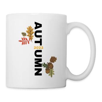 Collection for autumn, simple inscription for this year 2022 - Mug - white - Right