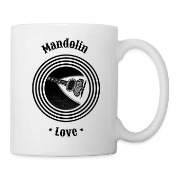 Mandolin Love - Tasse - Weiß - Rechts