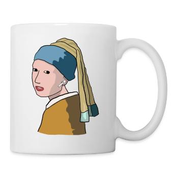 Girl with the (pearl) - Mug - white - Right