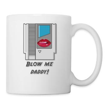 Blow me - Mug - white - Right