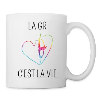 la gymnastique rythmique c'est la vie - Mug blanc - blanc - Droite