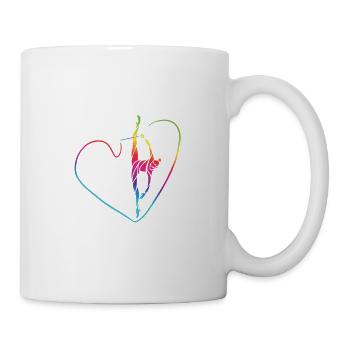 la gymnastique rythmique c'est la vie - Mug blanc - blanc - Droite
