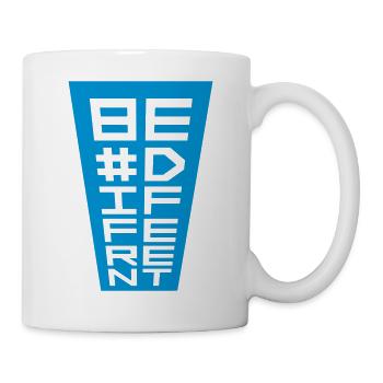 Soyez différent Logo Design - Mug blanc - blanc - Droite