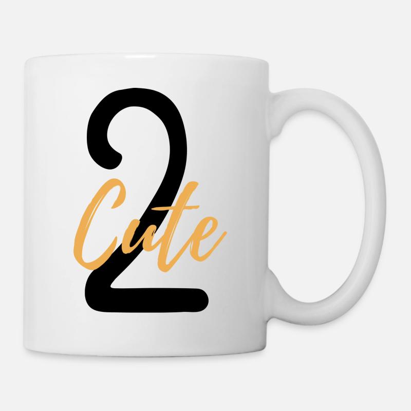 2 Cute - Tasse - Weiß