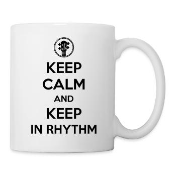 Bass Player Keep Calm - Tasse - Weiß - Rechts