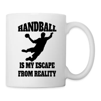 Handballverein Handballer Handballspieler Handball - Tasse - Weiß - Rechts