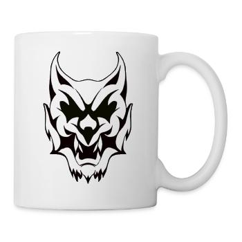 Vampir-Monster - Tasse - Weiß - Rechts