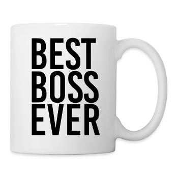 BEST BOSS EVER - Tasse - Weiß - Rechts