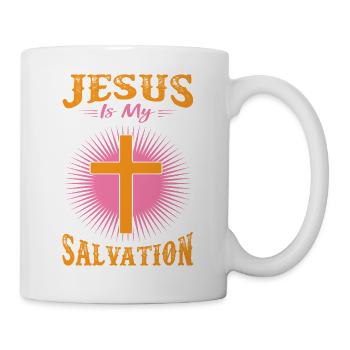 Jesus is my Salvation - Mug - white - Right