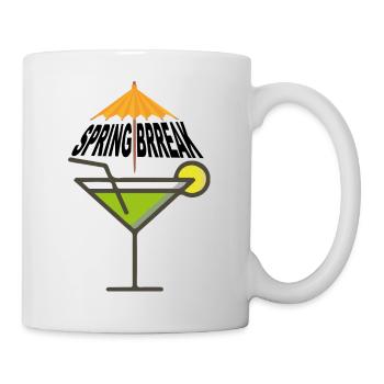 Spring Break - Tasse - Weiß - Rechts