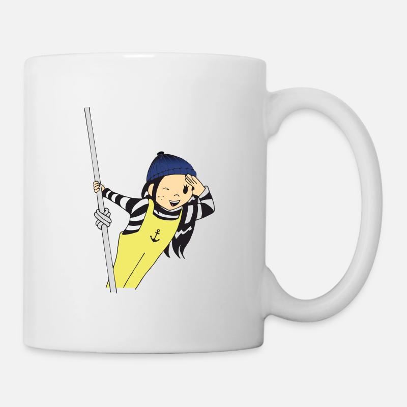 sailor the girl - Mug - white